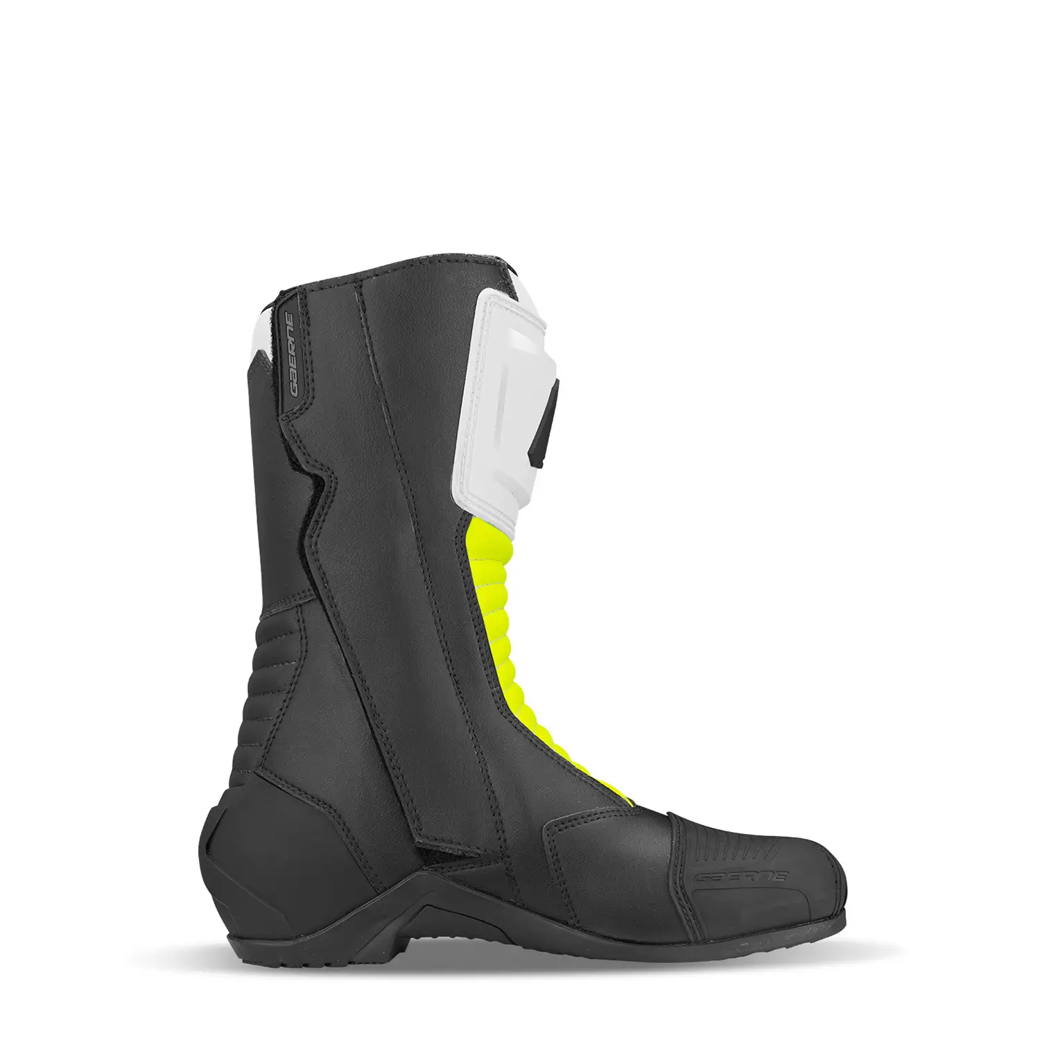 Stivali moto racing Gaerne G RT Nero Bianco Giallo