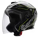 Casco jet Befast Thunder Nero Giallo