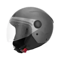 Casco Jet Acerbis Brezza Metallic Grigio Scuro