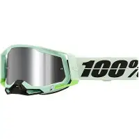 Occhiali Cross 100% Racecraft 2 Palomar Lente A Specchio Argento