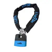 Catena con lucchetto Luma 28CHAIN 10 MM 150 CM Blu