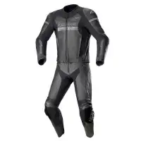 Tuta moto pelle Alpinestars GP FORCE CHASER 2PC Nero Nero