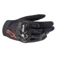 Guanti cross Alpinestars MEGAWATT Nero Rosso fluo