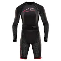 Sottotuta Alpinestars Tech Air 10 Airbag Race System Nero Rosso Brillante