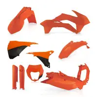 Kit Plastiche Acerbis completo per KTM EXC/EXC-F 2014 arancio