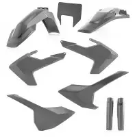 Kit Plastiche Acerbis completo Husqvarna TE/FE 17 grigio