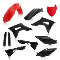 Kit Plastiche Acerbis completo Honda Crf 250/450r rosso nero