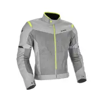 Giacca Moto Estiva Acerbis Ramsey Vented 2.0 Grigio Giallo