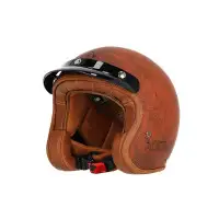 Casco Jet Acerbis Skodela Marrone