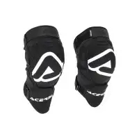 Coppia Ginocchiere Acerbis X-Knee Soft Adulto Nero Bianco
