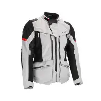 Giacca Moto Donna Acerbis X-Rover Grigio Rosso