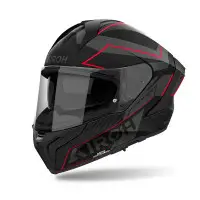 casco integrale Airoh Matryx Sentinel in carbonio rosso opaco