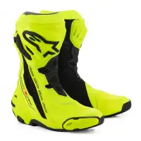 Stivali moto Alpinestars Supertech R Giallo Fluo Nero