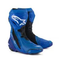 Stivali moto estivi Alpinestars Supertech R Vented Blu Nero