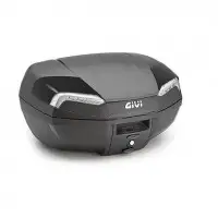 Bauletto GIVI E46 TECH RIVIERA Nero Catadiottri Argento 46 lt