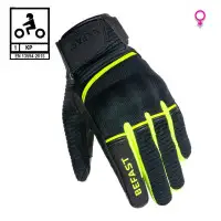 Guanti moto donna estivi Befast REPORT CE Lady Nero Giallo