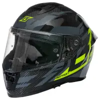 Casco Integrale Befast Eagle Carbon in Carbonio Chiusura Micrometrica Active Giallo