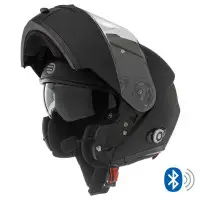 Casco modulare Befast GLOBAL CONNECT II con interfono integrato Nero