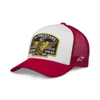 Cappello moto Alpinestars Heritage Patch rosso