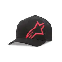 cappello moto estivo Alpinestars Corp Shift 2 nero rosso