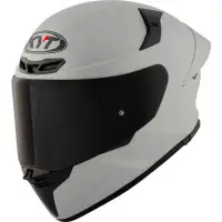 Casco integrale KYT TT-REVO PLAIN E06 Grigio Chiaro Opaco