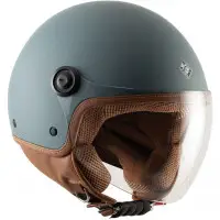 Casco Jet Tucano Urbano EL JETTIN 6.0 Blu Petrolio Opaco