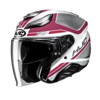 casco aperto HJC F31 Ceron bianco