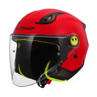 casco aperto LS2 Funny 2 rosso