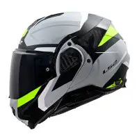 casco convertibile LS2 Advant 2 in carbonio grigio opaco