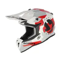 Casco Cross Acerbis Linear Bianco Grigio