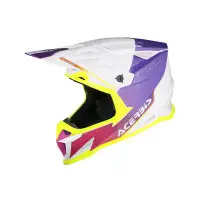 Casco Cross Acerbis T711 In Fibra Viola