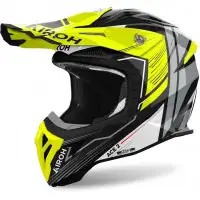 Casco cross Airoh AVIATOR ACE 2 ENGINE in fibra Giallo lucido