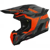 Casco Cross Airoh Twist 3 Dynasty Arancio Opaco