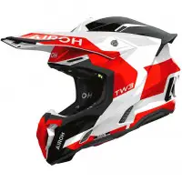 Casco Cross Airoh Twist 3 Fancy Rosso Lucido