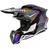 Casco Cross Airoh Twist 3 Hustle Lucido