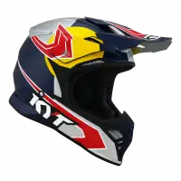 Casco cross Kyt SKYHAWK TADDY REPLICA E06 in fibra Multicolor