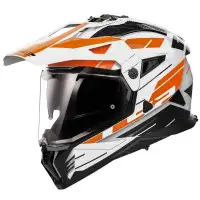 casco cross LS2 MX702 Pioneer 2 Namib arancio