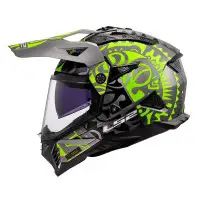 casco cross LS2 Pioneer 2 Rangi giallo