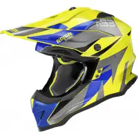 Casco cross Nolan N53 PORTLAND Giallo Grigio Blu