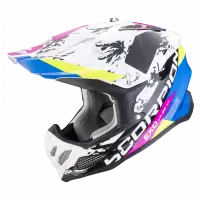 Casco cross Scorpion VX 22 AIR CX Nero Blu Rosso