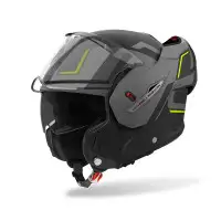 casco flip up Airoh Mathisse 2 Genius giallo opaco