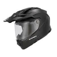 Casco Integrale Adventure Acerbis Attack In Fibra Nero