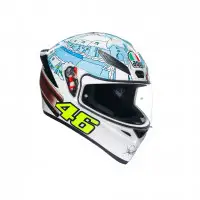 Casco integrale AGV K1 S  E2206 ROSSI WINTER TEST 2017 multicolor