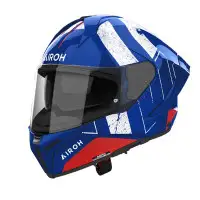 Casco integrale Airoh Matryx Scope Blu Rosso Lucido