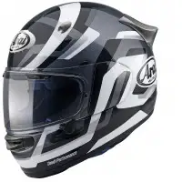 Casco Integrale Arai QUANTIC SNAKE WHITE in fibra Nero Bianco