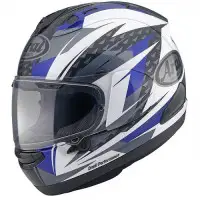 Casco integrale Arai RX-7 V EVO RUSH BLUE in fibra Blu Bianco