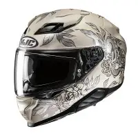 casco integrale HJC F71 Eliz beige opaco