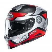 Casco integrale HJC RPHA 70 SHUKY in fibra MC1SF Bianco Nero Rosso