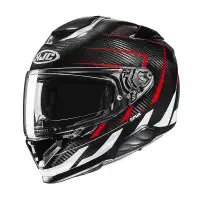 casco integrale Hjc Rpha 71 Carbon Cano rosso