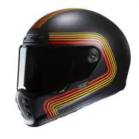 Casco integrale Hjc V10 FONI Nero Rosso Opaco